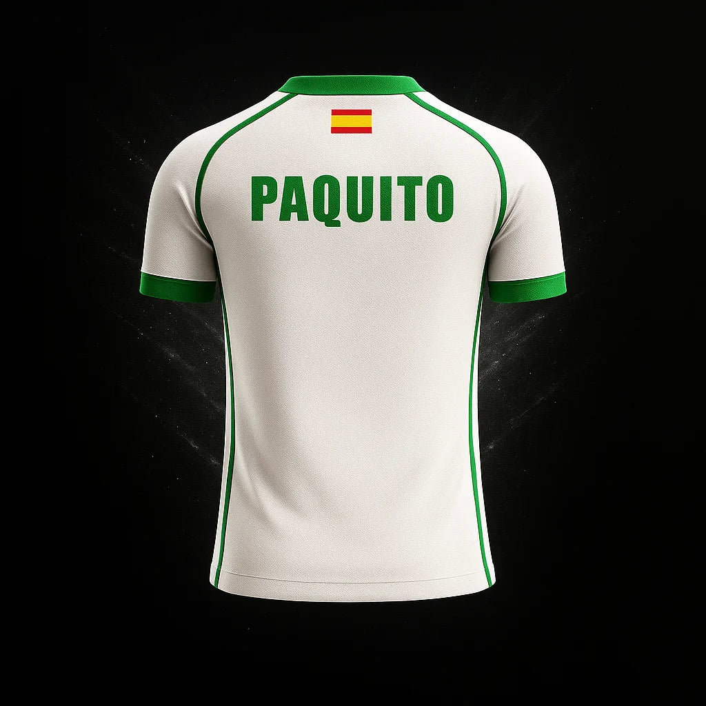 Camiseta de Pádel Blanca y Verde