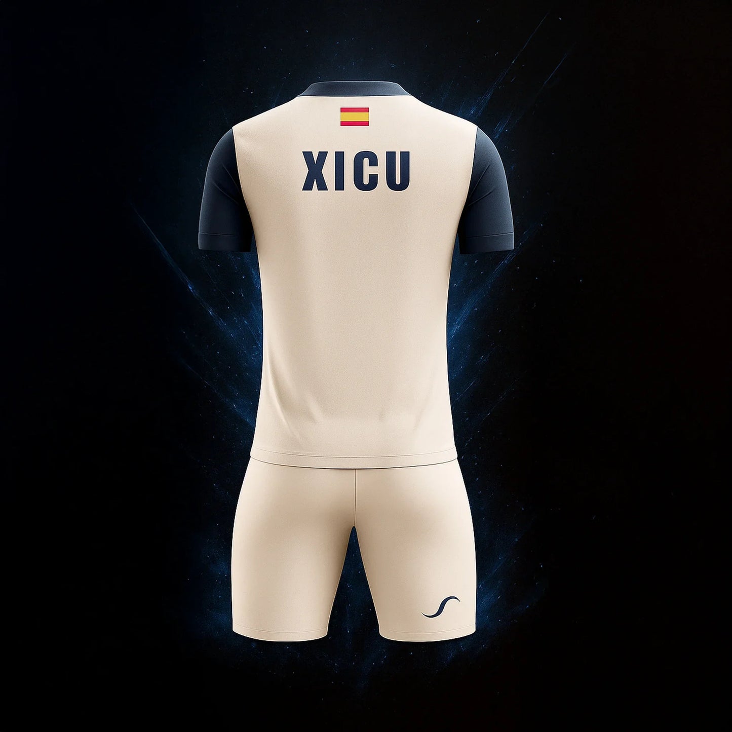 Conjunto de Pádel Beige y Azul - Sarposhop