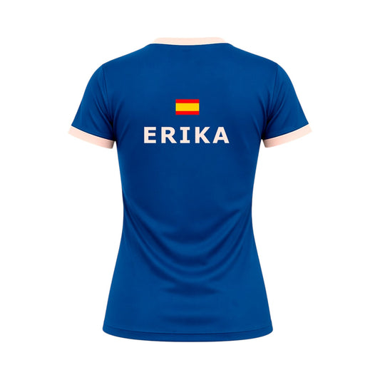 Camiseta de Pádel Mujer Azul - Sarposhop