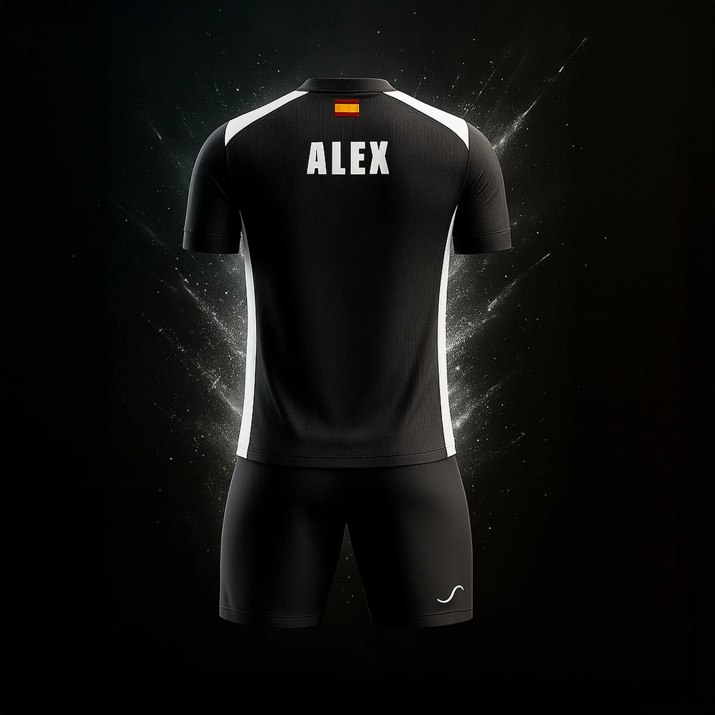 Conjunto de Pádel Negro y Blanco - Sarposhop