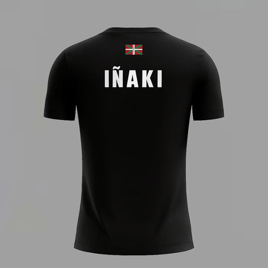 Camiseta de Pádel Negra y Gris