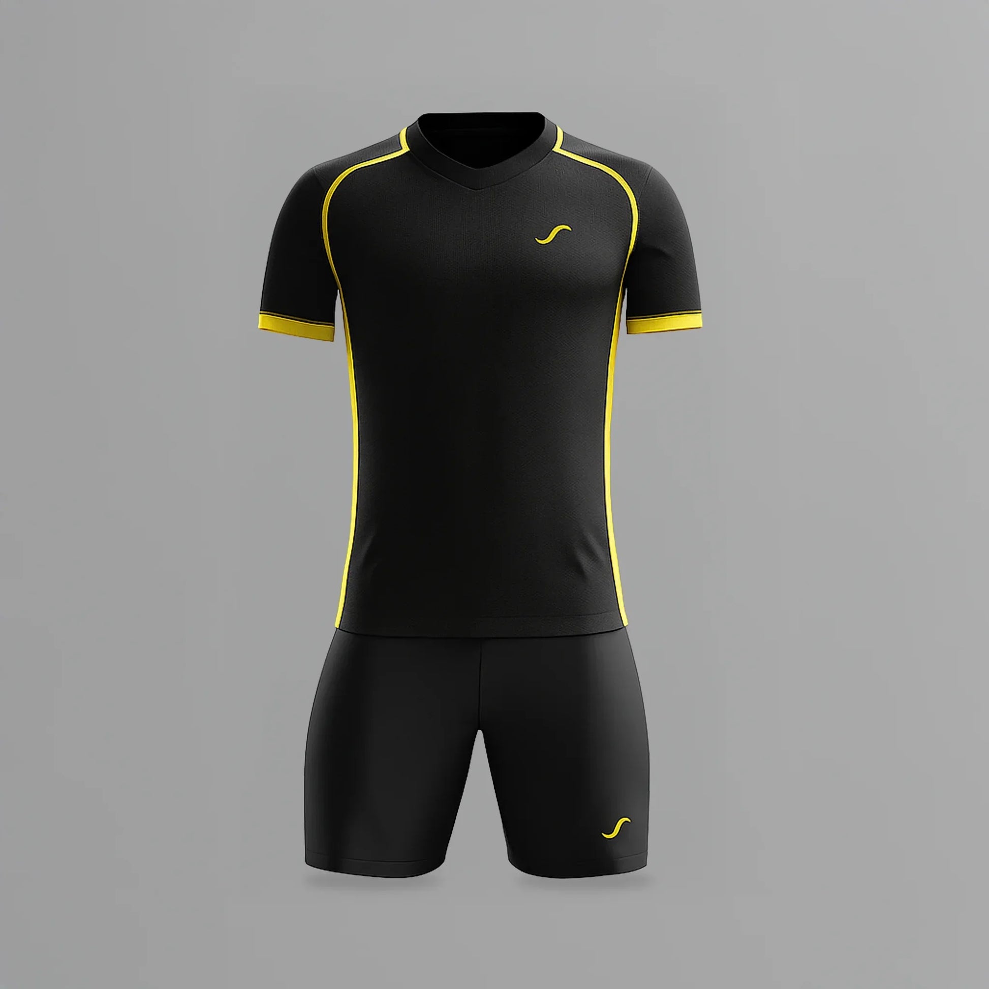 Conjunto de Pádel Negro y Amarillo - Sarposhop