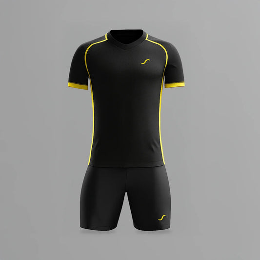 Conjunto de Pádel Negro y Amarillo - Sarposhop