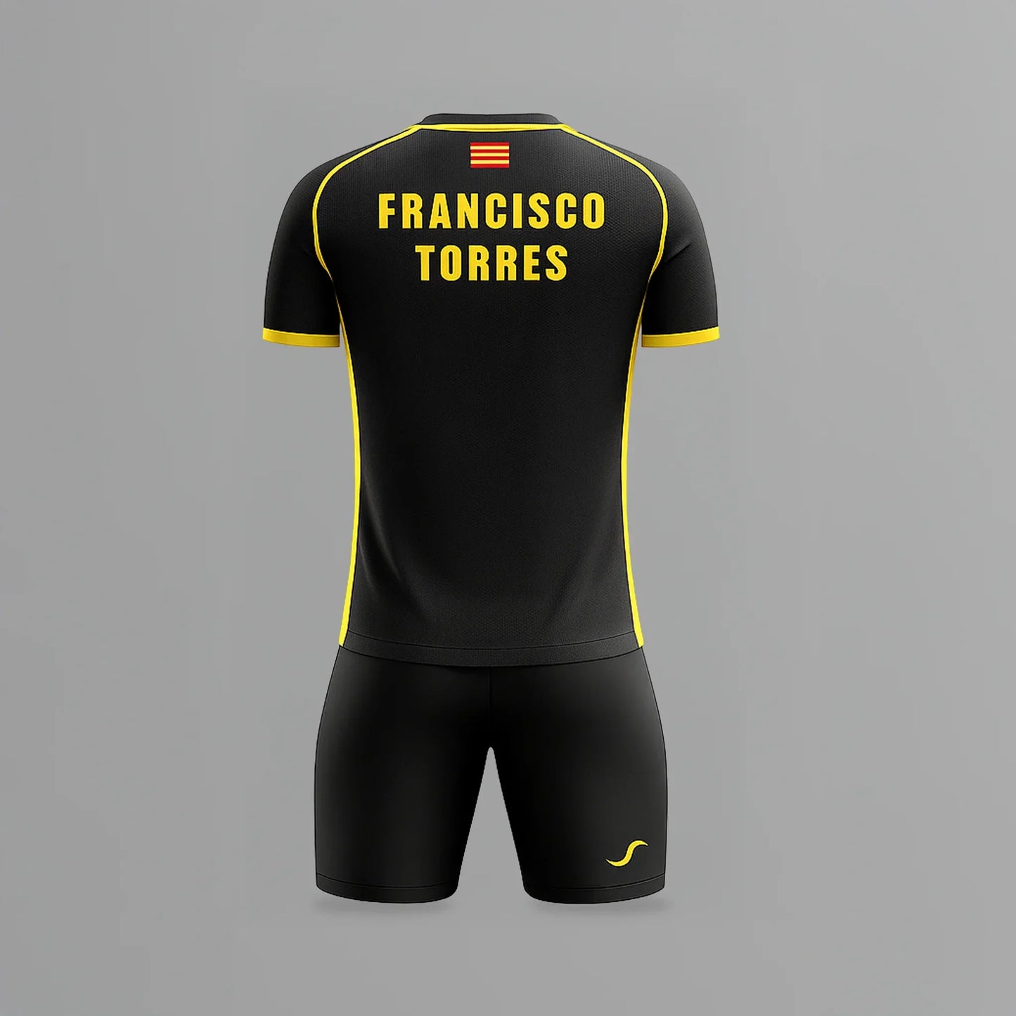 Conjunto de Pádel Negro y Amarillo - Sarposhop