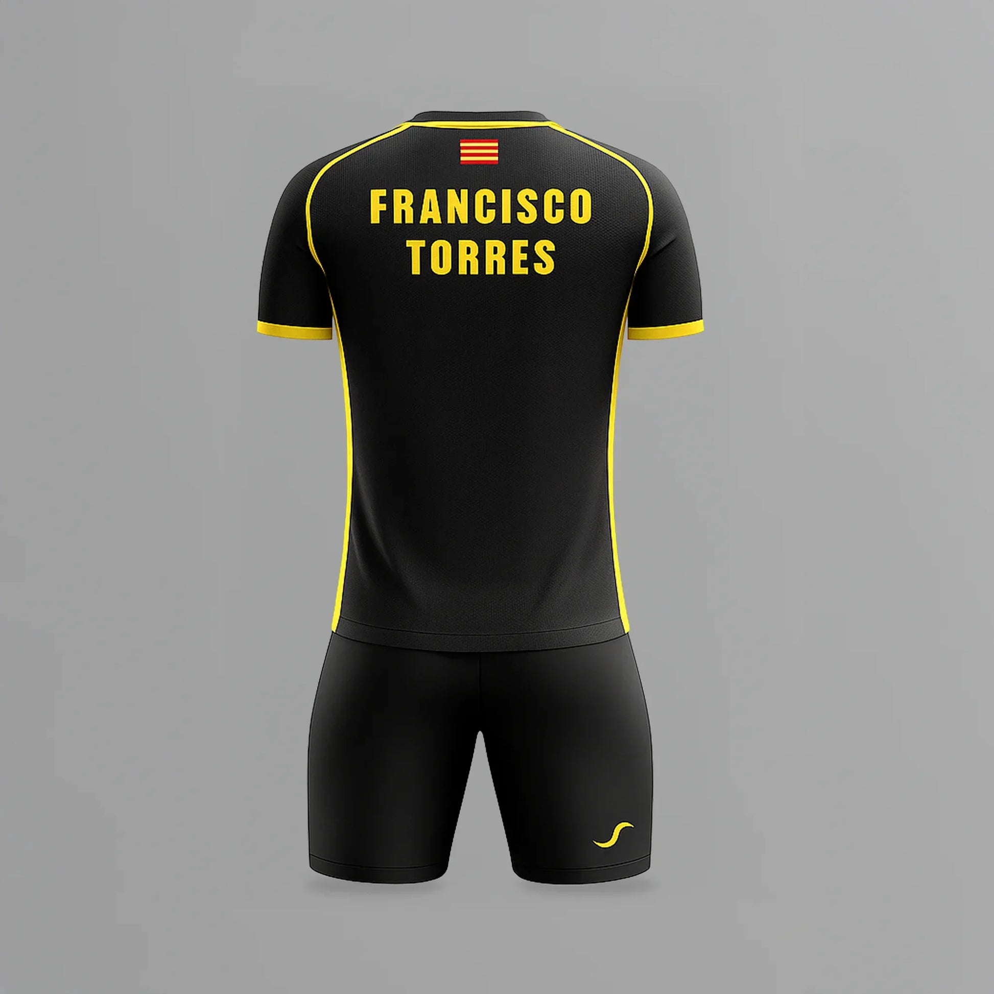 Conjunto de Pádel Negro y Amarillo - Sarposhop