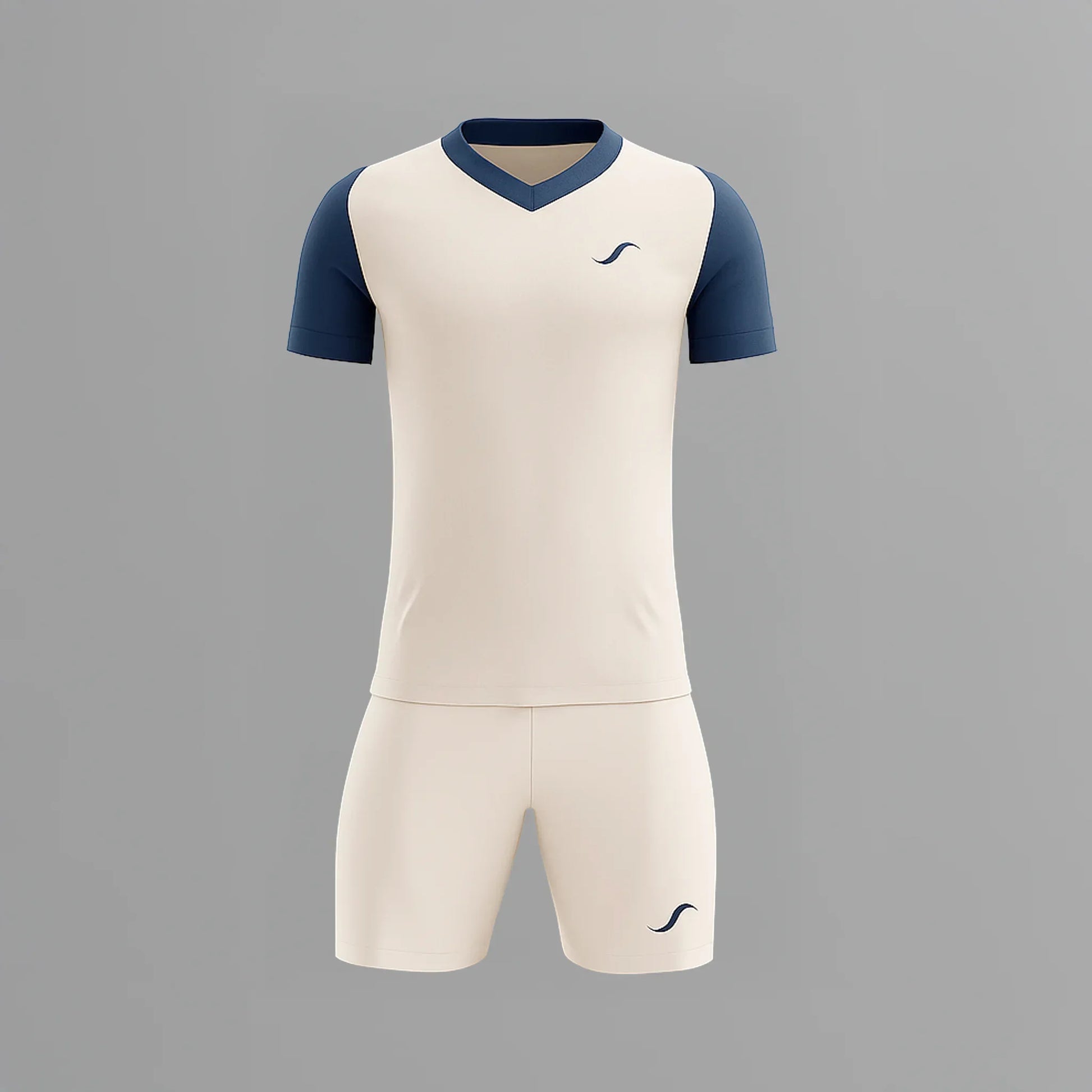 Conjunto de Pádel Beige y Azul - Sarposhop