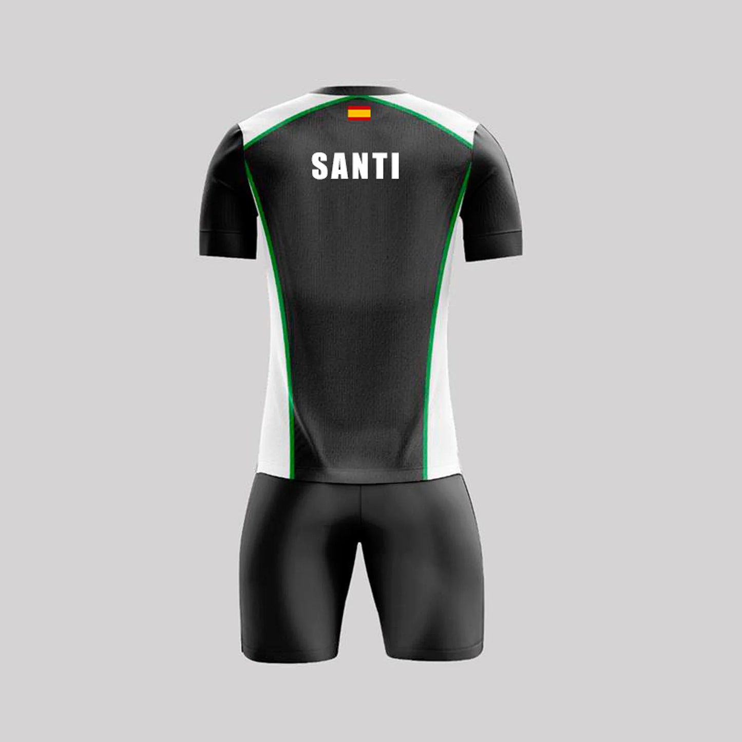 Conjunto de Pádel Negro y Verde