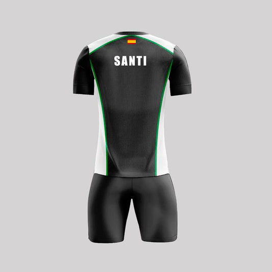 Conjunto de Pádel Negro y Verde - Sarposhop