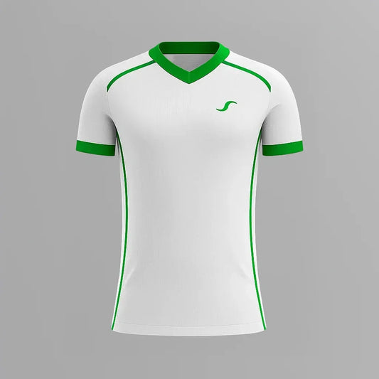 Camiseta de Pádel Blanca y Verde - Sarposhop