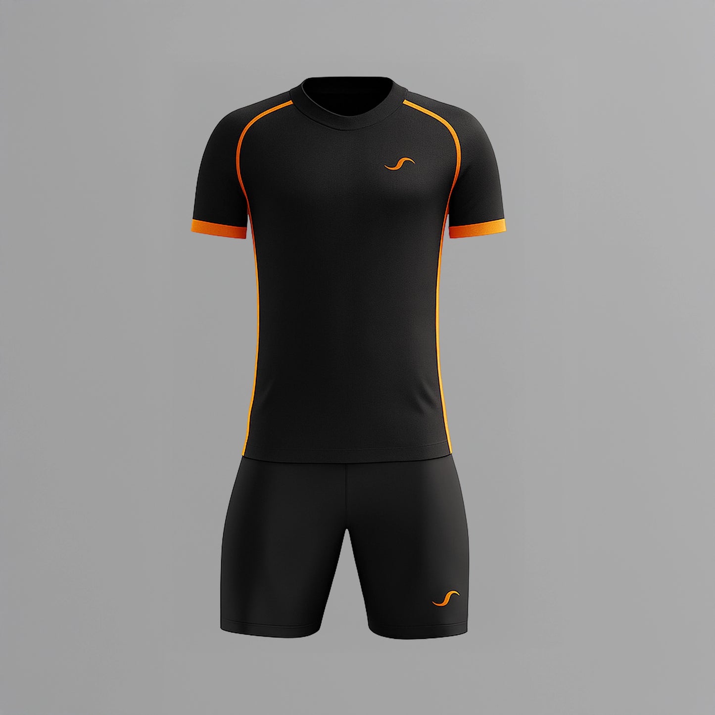 Conjunto de Pádel Negro y Naranja