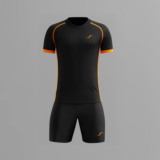 Conjunto de Pádel Negro y Naranja - Sarposhop