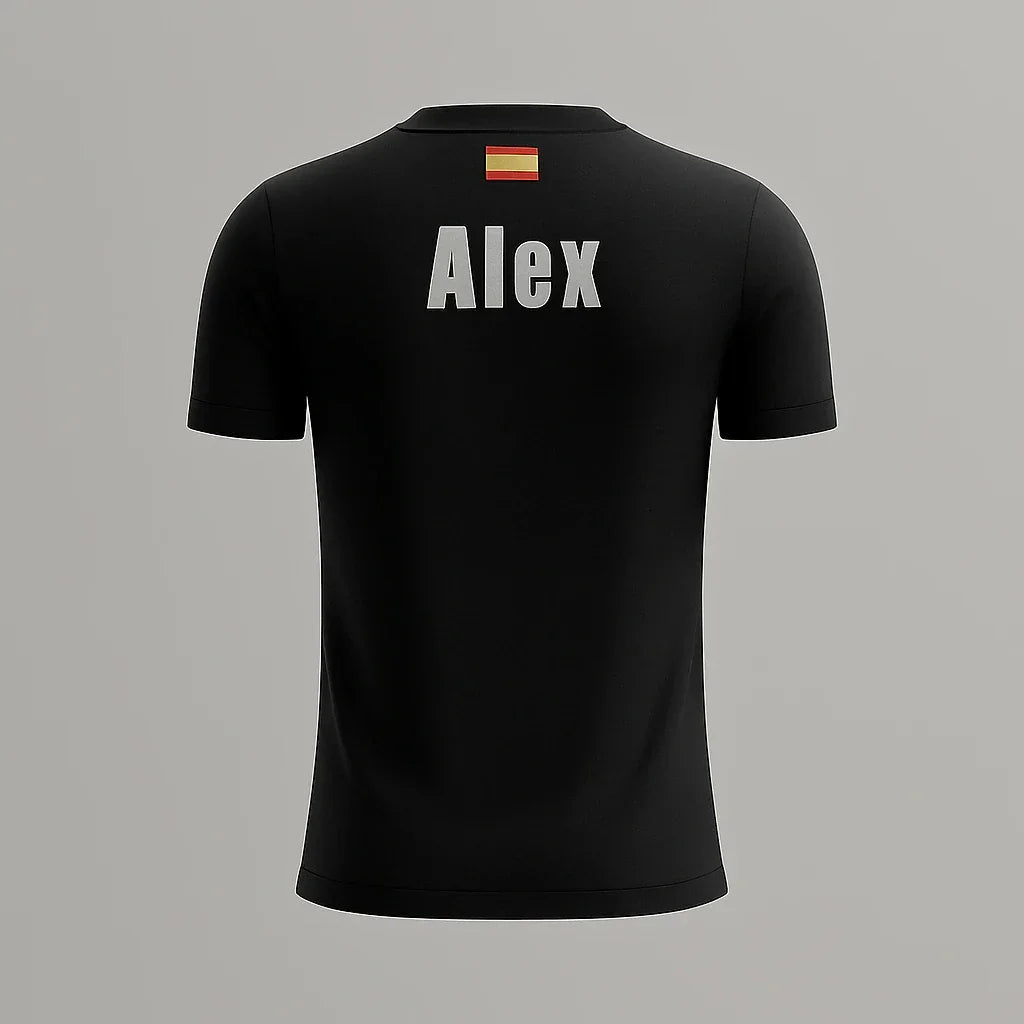 Camiseta de Pádel Negra y Blanca - Sarposhop