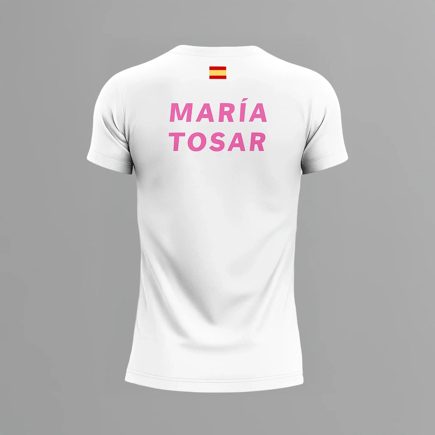 Camiseta de Pádel Mujer Blanco y Rosa - Sarposhop