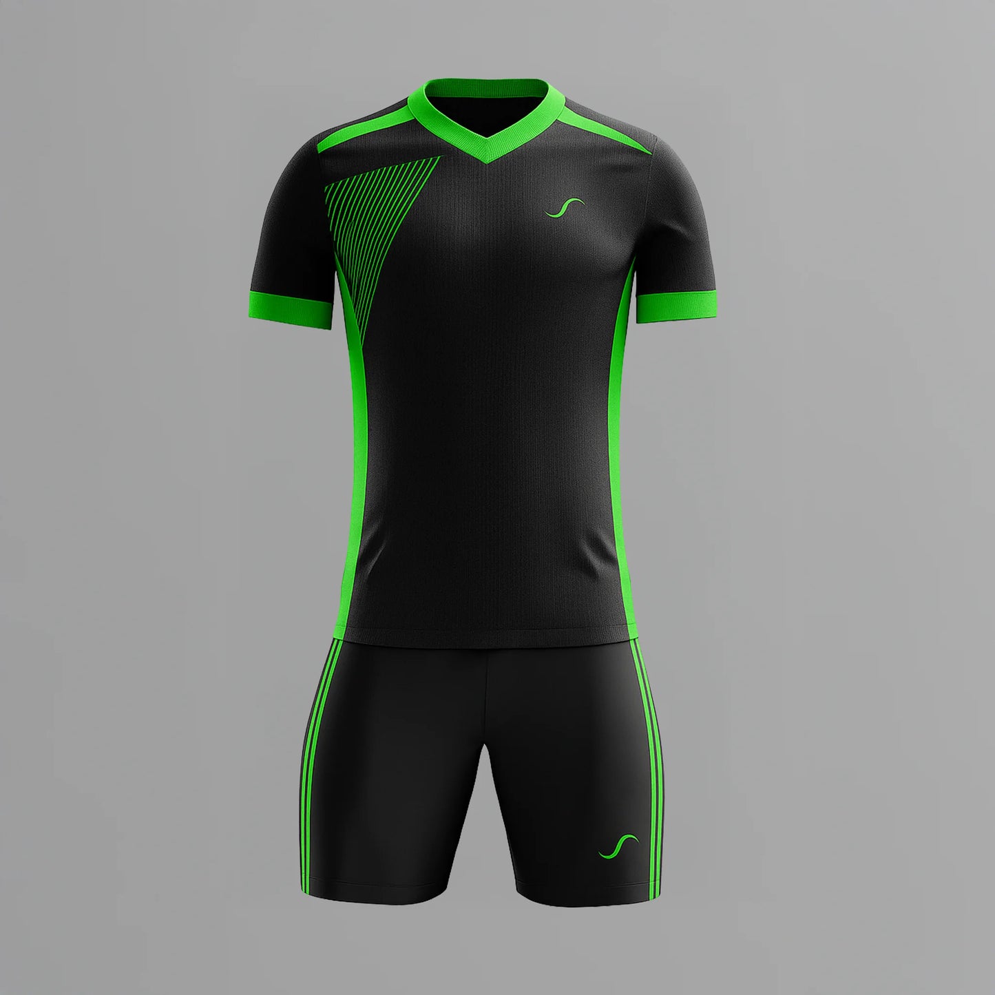 Conjunto de Pádel Negro y Verde