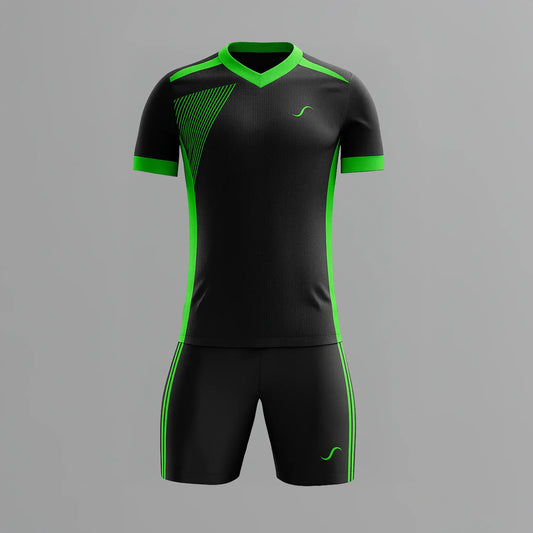 Conjunto de Pádel Negro y Verde - Sarposhop