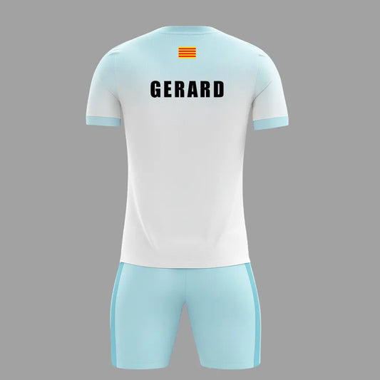 Conjunto de Pádel Blanco y Azul Claro - Edición Especial "Somos Padel"