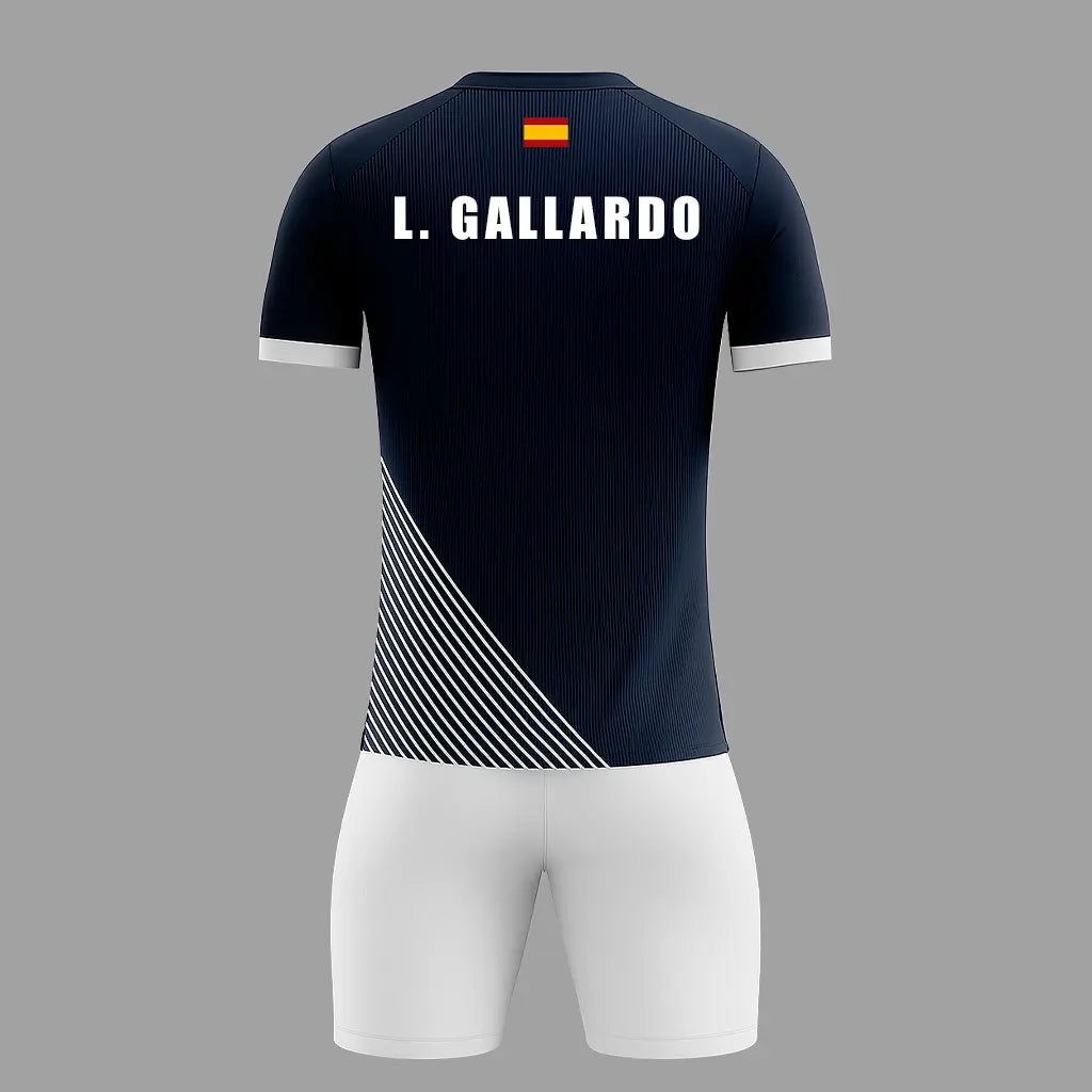 Conjunto de Pádel Azul Marino y Blanco - Sarposhop