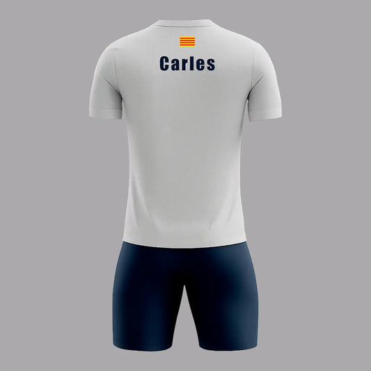 Conjunto de Pádel Blanco y Azul Marino