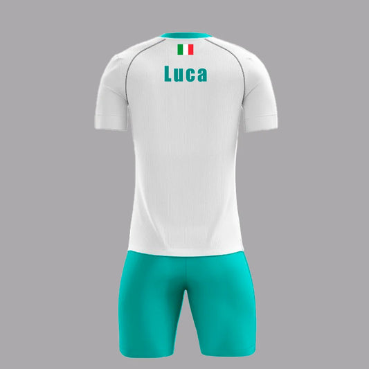 Conjunto de Pádel Blanco y Turquesa