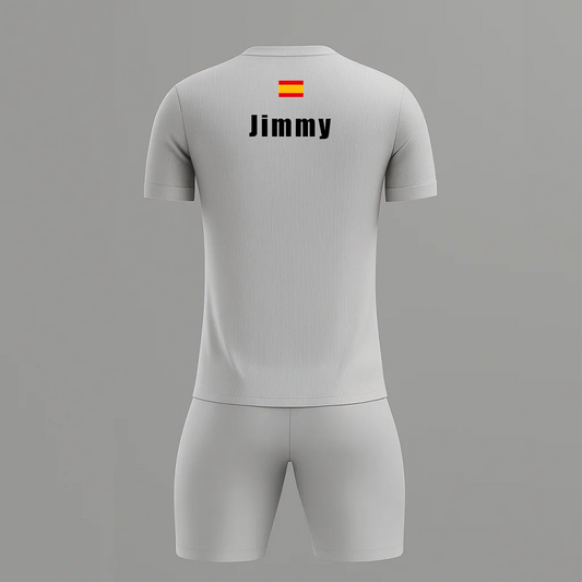 Conjunto de Pádel Gris y Negro Personalizable