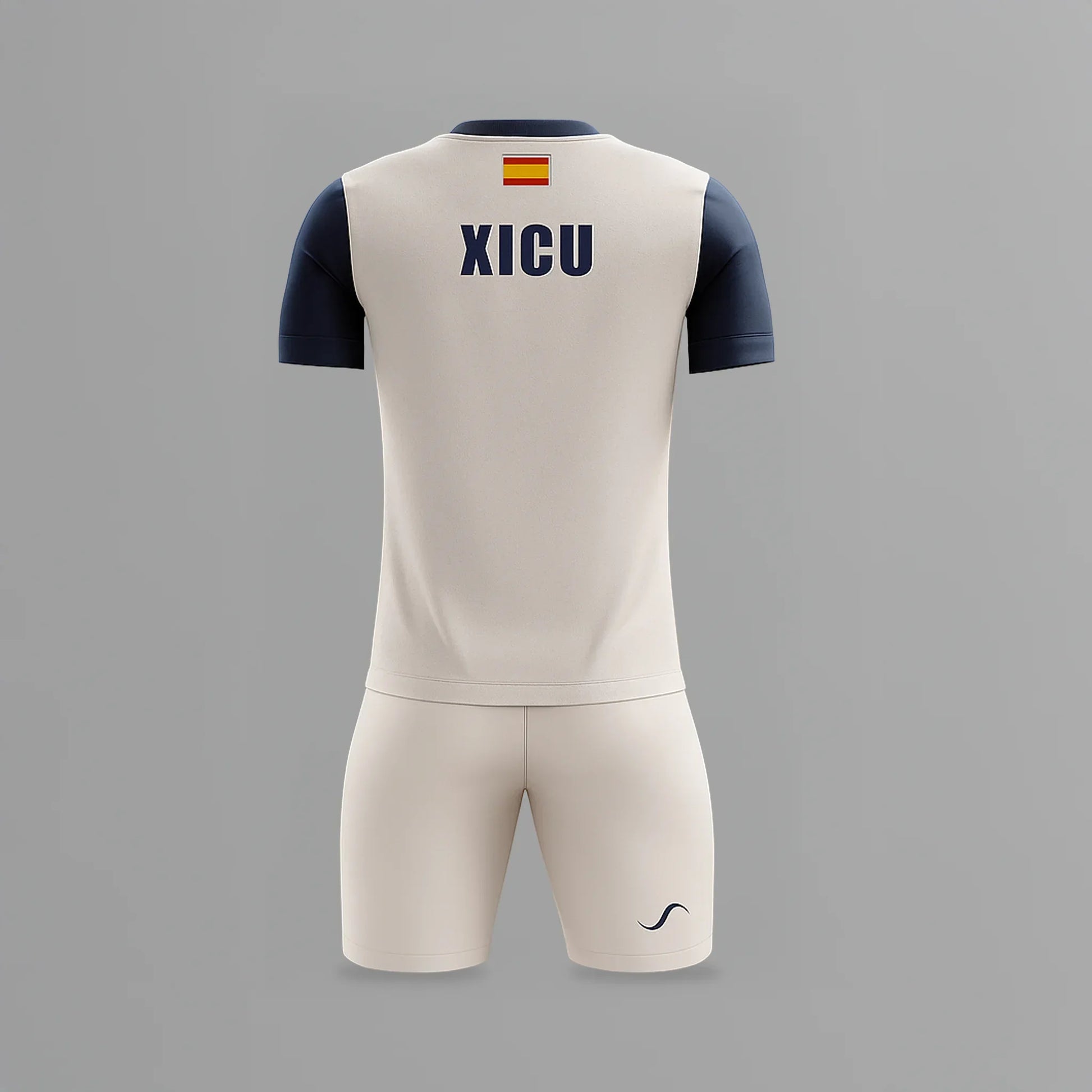 Conjunto de Pádel Beige y Azul - Sarposhop