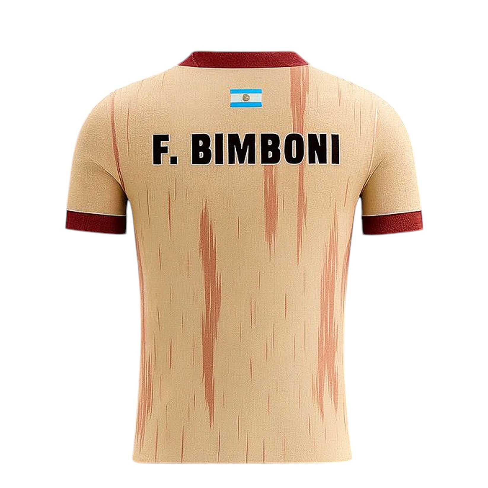 Camiseta de Pádel Beige y Rojo Fuego - Sarposhop
