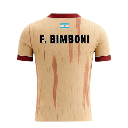 Camiseta de Pádel Beige y Rojo Fuego - Sarposhop