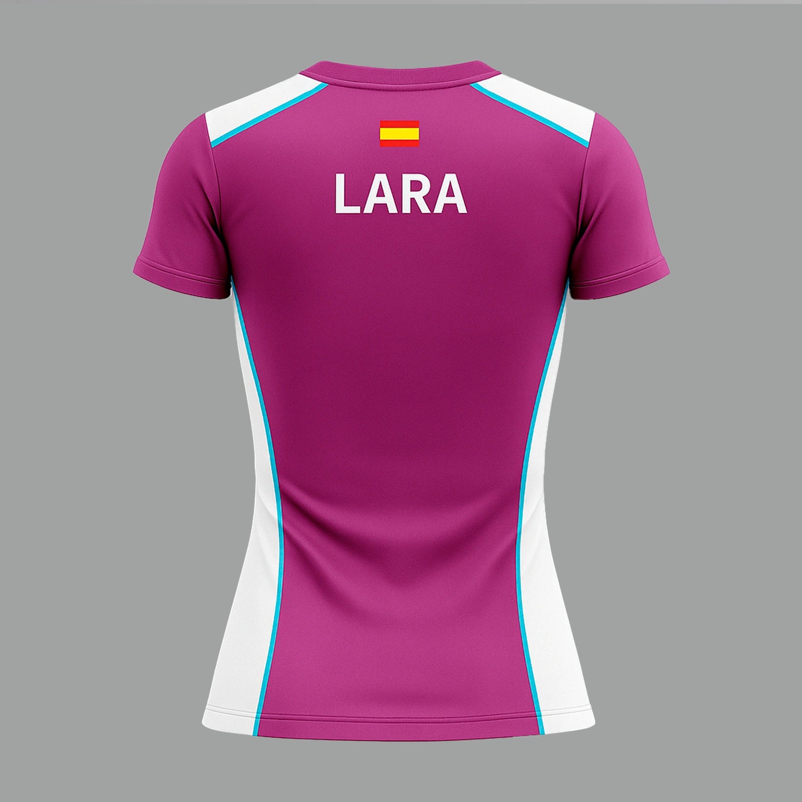 Camiseta de Pádel Mujer Morada y Blanca - Sarposhop