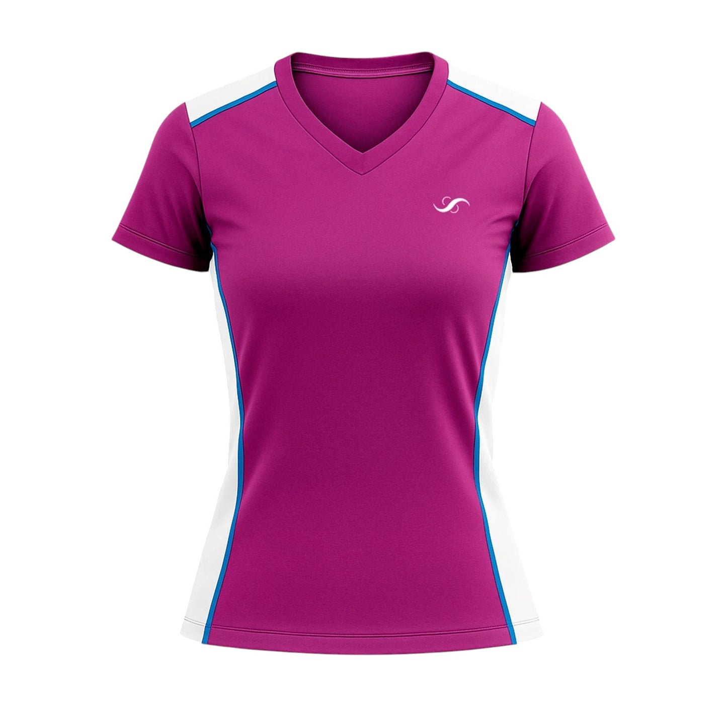 Camiseta de Pádel Mujer Morada y Blanca - Sarposhop
