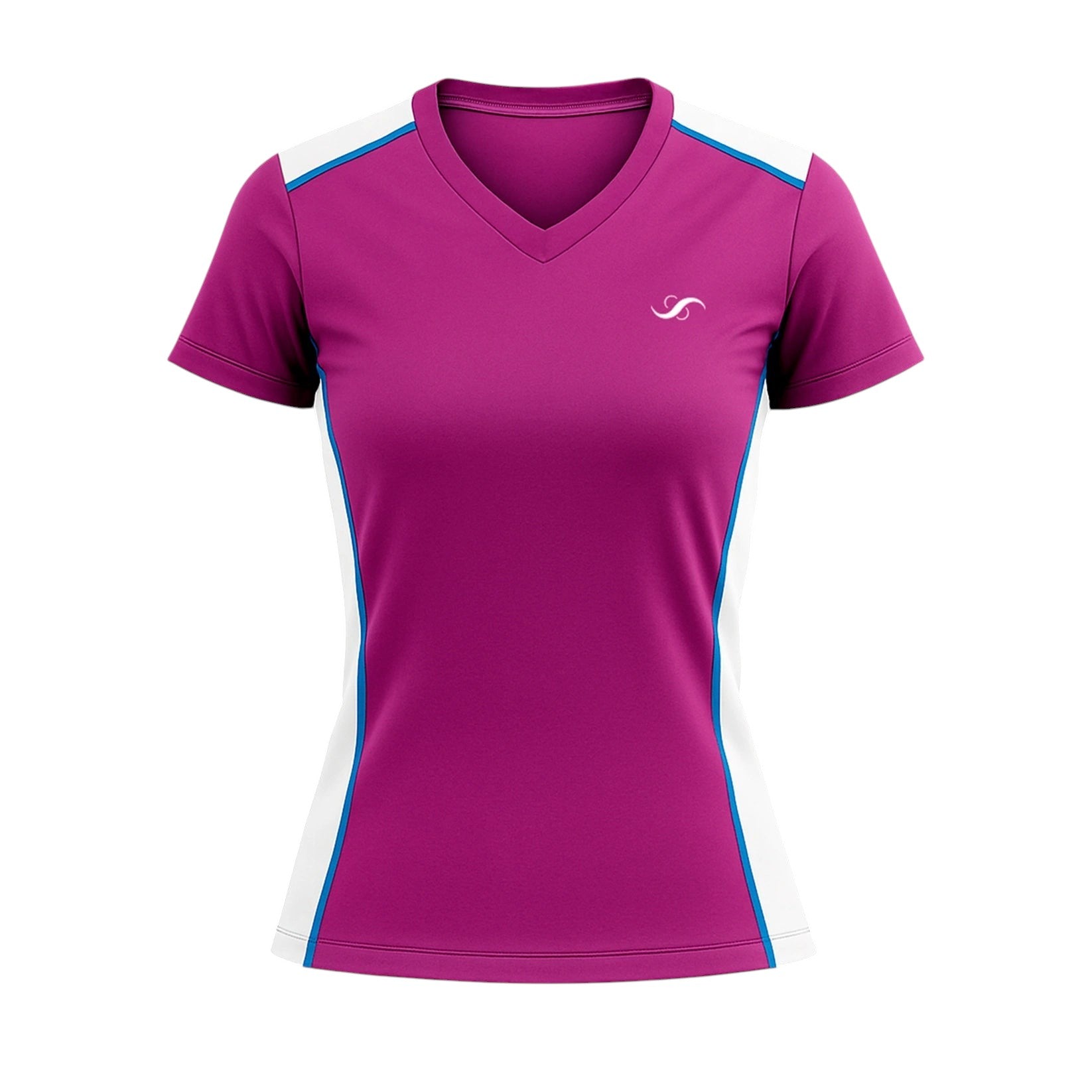 Camiseta de Pádel Mujer Morada y Blanca - Sarposhop