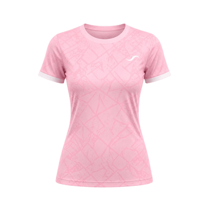 Camiseta de Pádel Mujer - Blush Bloom - Sarposhop