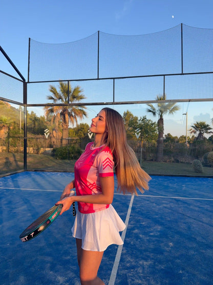 Camiseta de Pádel Mujer - Pink Energy - Sarposhop