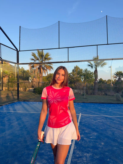 Camiseta de Pádel Mujer - Pink Energy - Sarposhop