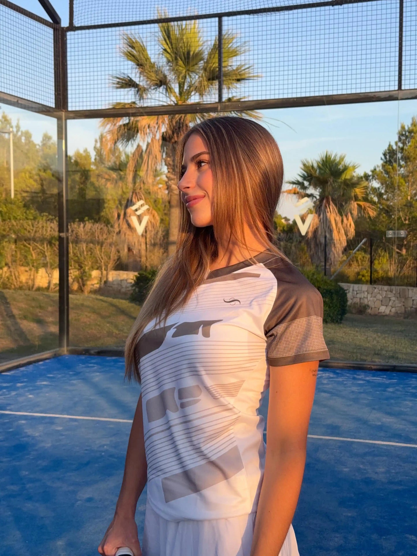 Camiseta de Pádel Mujer - Olive Line Women - Sarposhop