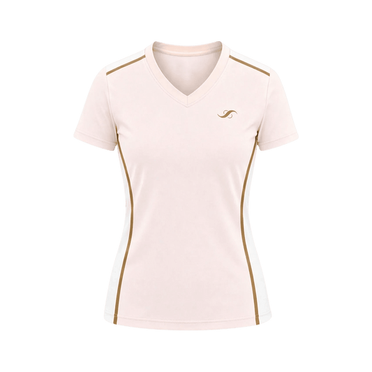 Camiseta de Pádel Mujer - Blanco Rosé - Sarposhop