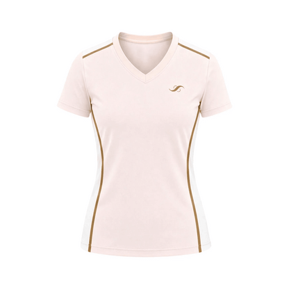 Camiseta de Pádel Mujer - Blanco Rosé - Sarposhop