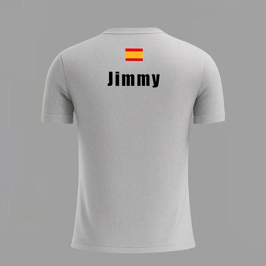 Camiseta de Pádel Gris y Negra