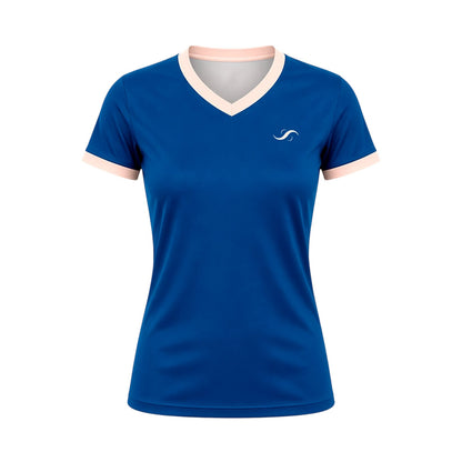 Camiseta de Pádel Mujer Azul - Sarposhop