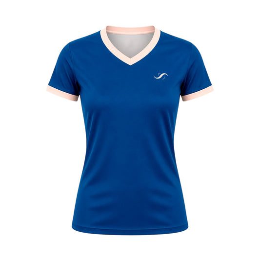 Camiseta de Pádel Mujer Azul - Sarposhop