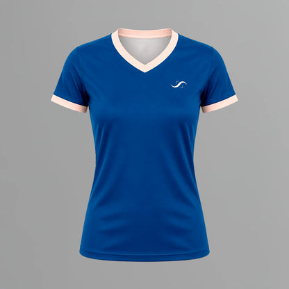 Camiseta de Pádel Mujer Azul - Sarposhop