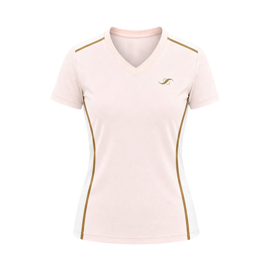 Camiseta de Pádel Mujer - Blanco Rosé - Sarposhop