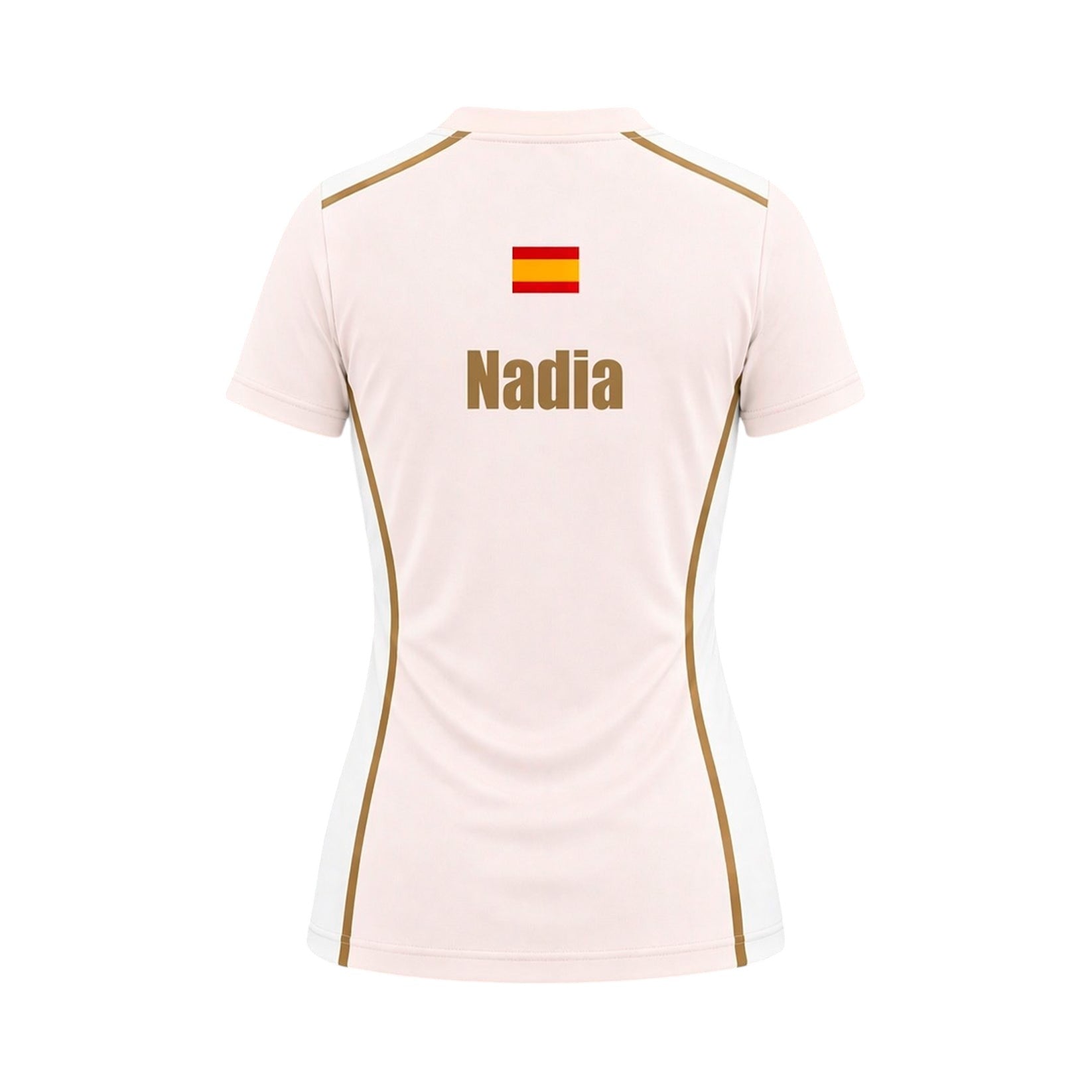 Camiseta de Pádel Mujer - Blanco Rosé - Sarposhop