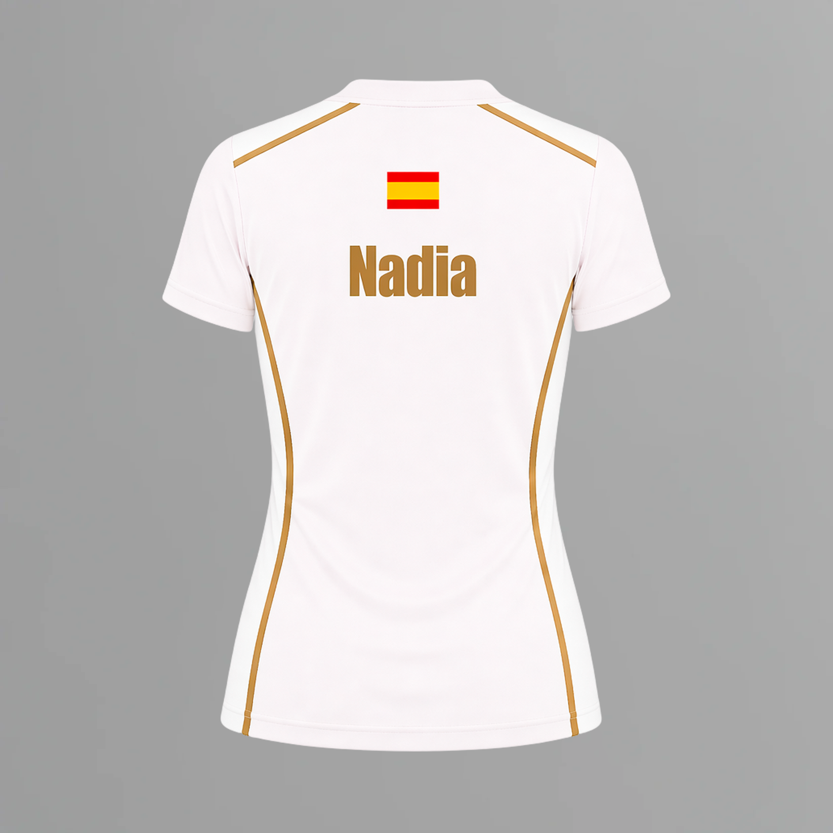 Camiseta de Pádel Mujer Blanco Rosé - Sarposhop