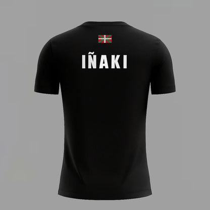 Camiseta de Pádel Negra y Gris