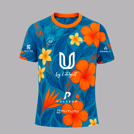Camiseta de Pádel Estampado Floral