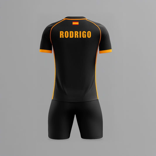 Conjunto de Pádel Negro y Naranja