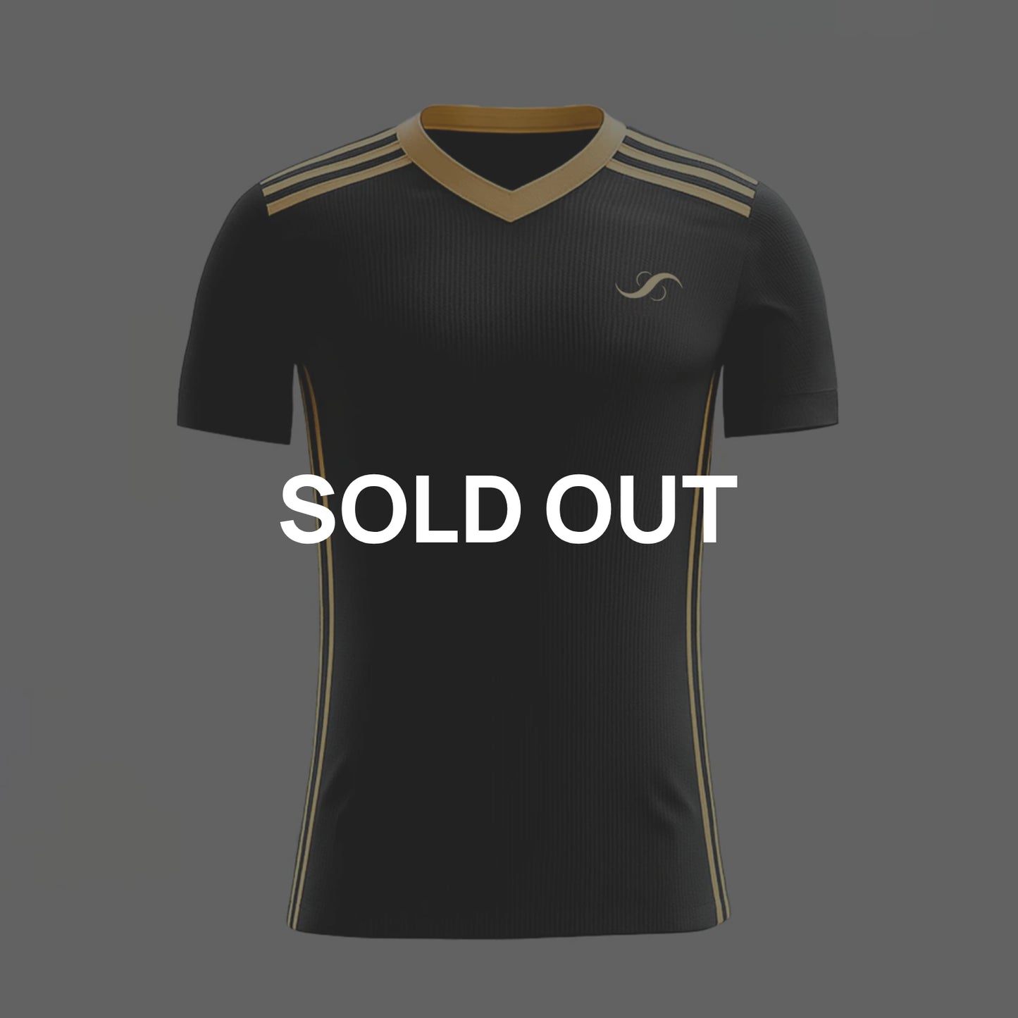 Camiseta de Pádel Negra y Amarilla Líneas