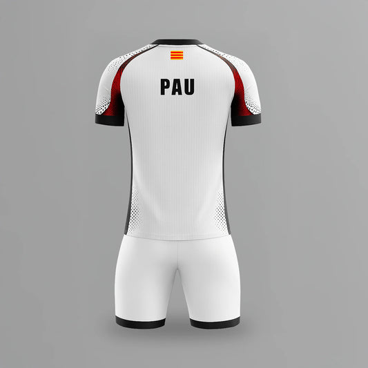 Conjunto de Pádel Blanco y Rojo