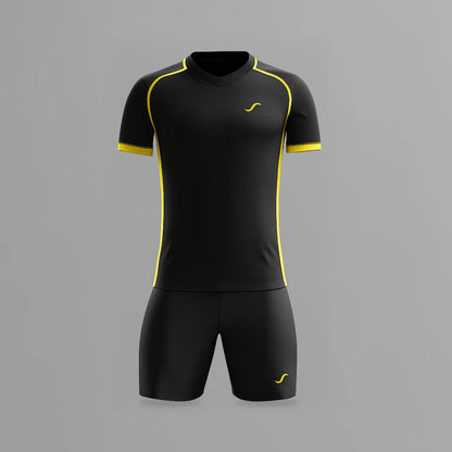 Conjunto de Pádel Negro y Amarillo