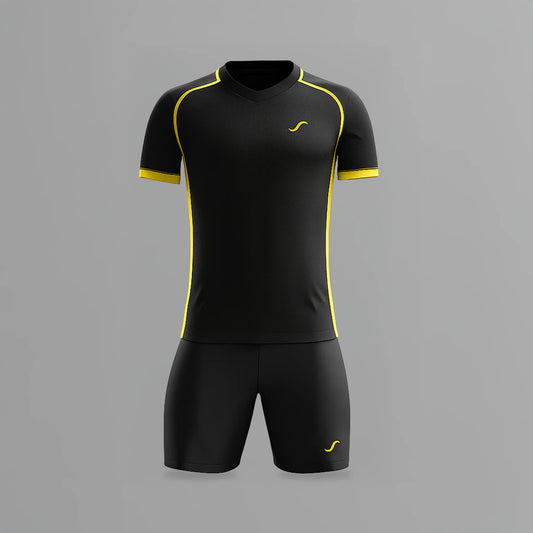 Conjunto de Pádel Negro y Amarillo
